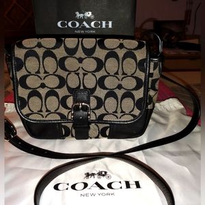 Coach Signature Handbag.